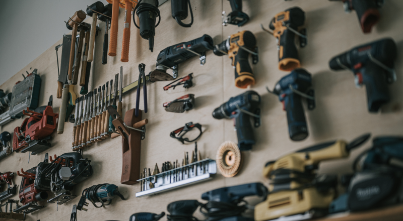 Professional and consumer-grade power tools and hand tools.